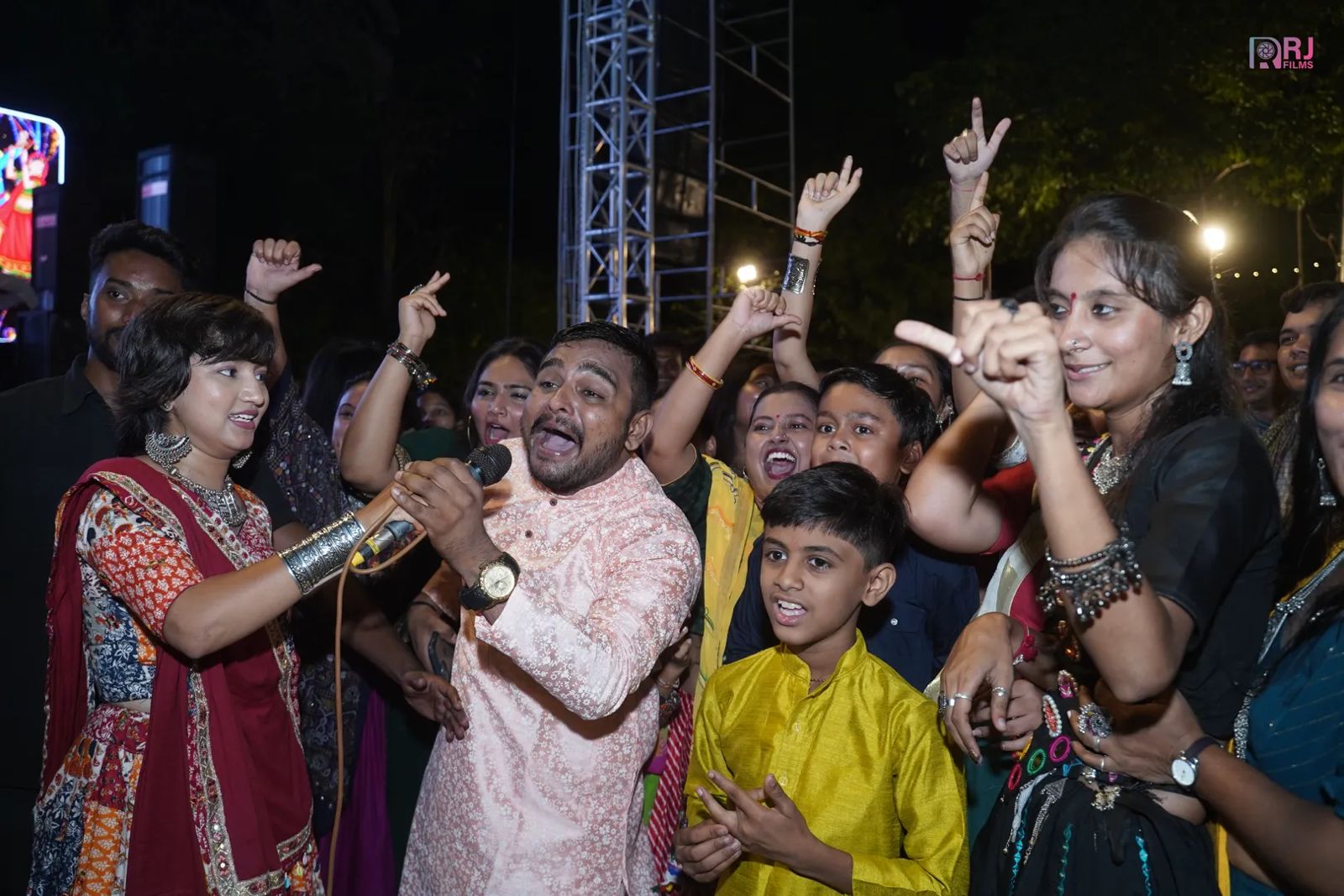 On Stage with Celebrities